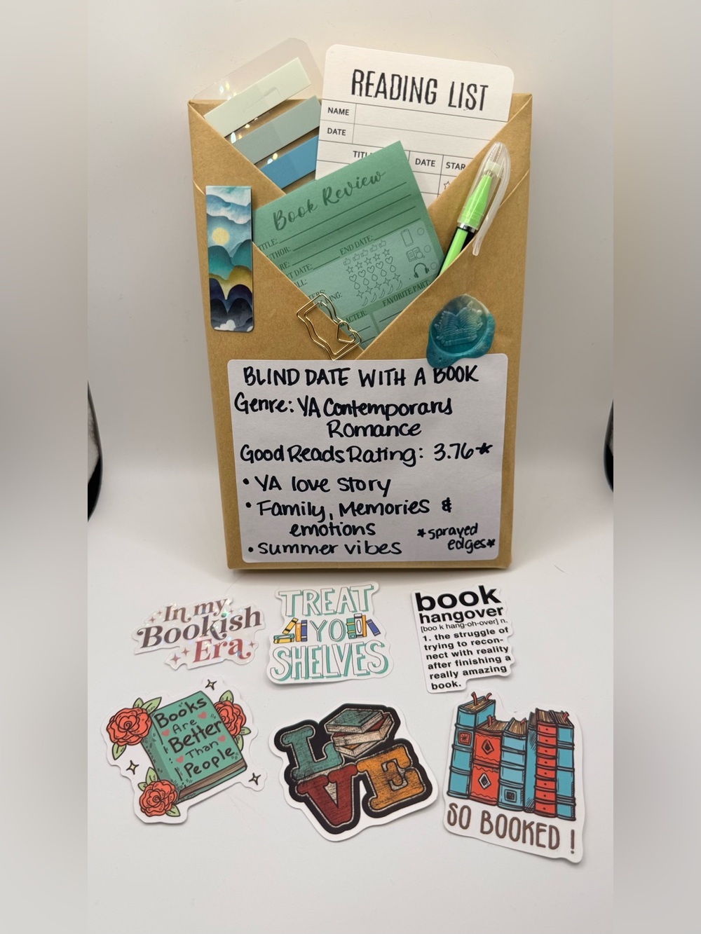 Blind Date With A Book #20 YA Contemporary Romance Book & Accessories